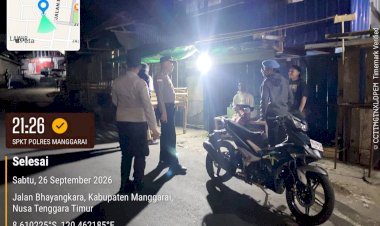 SPKT-POLRES-MANGGARAI-TINGKATKAN-PATROLI-MALAM,-PASTIKAN-KAMTIBMAS-PASCA-GEMPA-TETAP-KONDUSIF