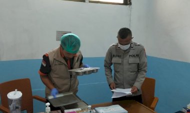 DOKKES-POLRES-MANGGARAI-LAKSANAKAN-PEMERIKSAAN-FOOD-SECURITY-MENU-MAKAN-BERGIZI-GRATIS,-LIMA-MENU-DINYATAKAN-LAYAK-DISAJIKAN