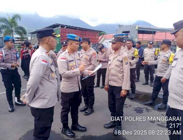CEGAH TERJADINYA PELANGGARAN , SIPROPAM POLRES MANGGARAI  LAKSANAKAN  GIAT OPERASI PENEGAKKAN KETERTIBAN DAN  DISIPLIN .