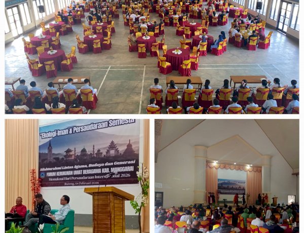 Waka Polres Manggarai,Polda NTT Hadiri FKUB Kabupaten Manggarai Gelar Silaturahmi Lintas Agama Peringati Hari Persaudaraan Internasional 2026, Wujudkan Toleransi yang Kondusif