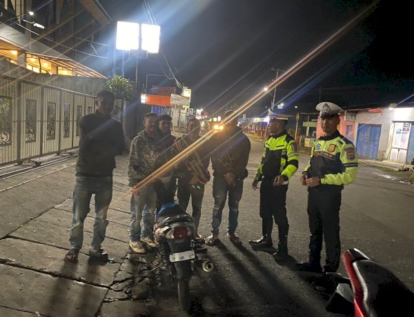 Polres Manggarai Polda NTT Laksanakan Patroli Malam Antisipasi Balap Liar dan Laka Lantas