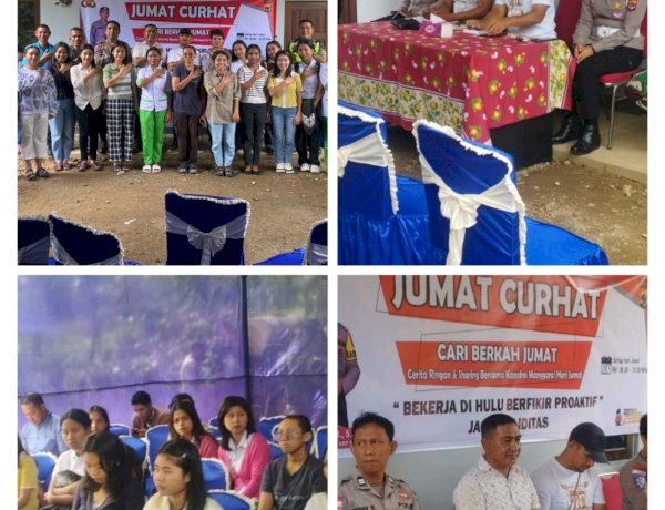 Jumat Curhat Polres Manggarai, Warga Tenda Sampaikan Aspirasi Kamtibmas dan Solusi Bersama