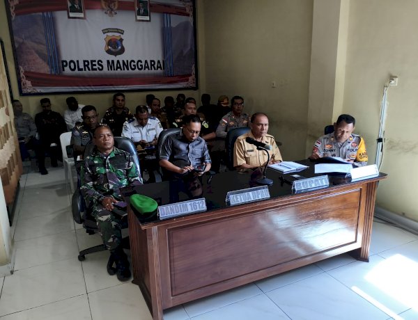 Polres Manggarai Bersama Forkopimda Ikuti Zoom Meeting Rakor Linsek Bid Ops Tingkat Menteri, Bahas Kesiapan Idul Fitri 1447 H “Mudik Aman Keluarga Bahagia”