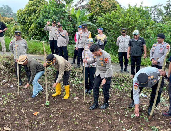 WUJUDKAN SWASEMBADA PANGAN, POLRES MANGGARAI DUKUNG PROGRAM PEMERINTAH MELALUI PENANAMAN JAGUNG SERENTAK KUARTAL I TAHUN 2026