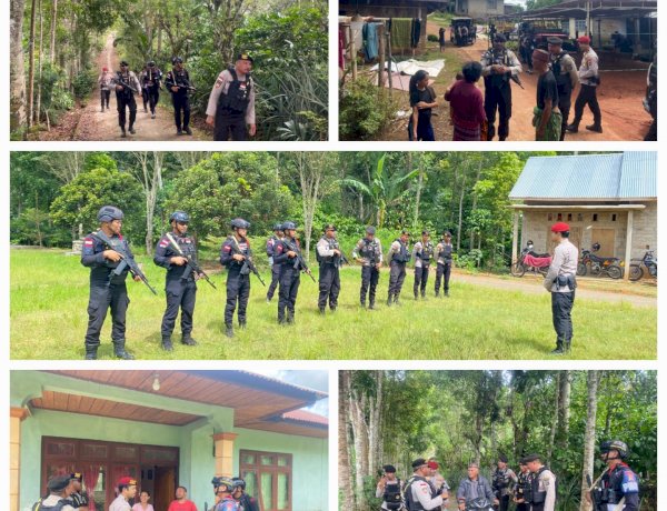 Sentuhan Humanis Polres Manggarai: Patroli Gabungan Bangun Jembatan Damai di Dusun Bung