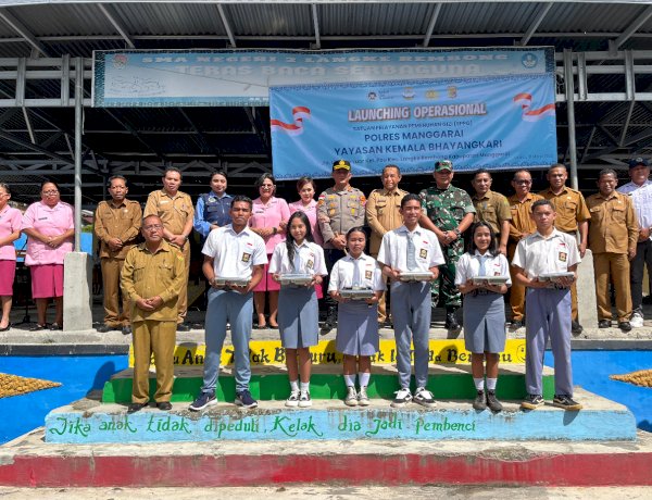 Dukung Program Pemerintah, Polres Manggarai Launching Operasional SPPG untuk Pemenuhan Gizi Masyarakat