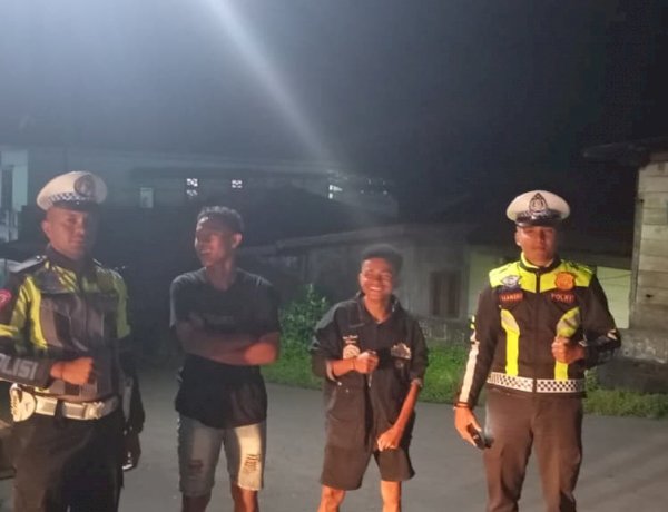 Patroli Malam Polres Manggarai Intensif Antisipasi Balap Liar dan Kecelakaan Lalu Lintas