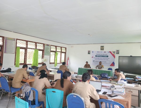 Perkuat Kamtibmas di Lingkungan Pendidikan, Bhabinkamtibmas Polsek Cibal Sambangi SMPN 2 Cibal