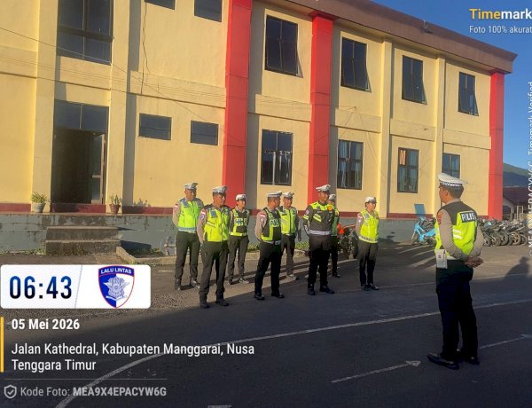 Anggota Satlantas Laksanakan Pengaturan Pagi, Wujud Nyata Pelayanan Demi Keamanan dan Keselamatan Masyarakat