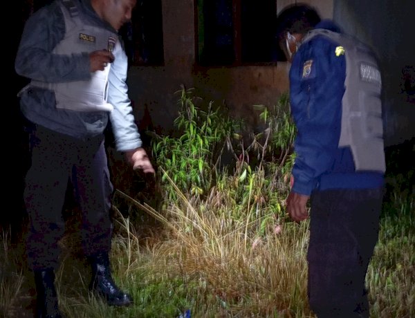 Bhabinkamtibmas Kecamatan Lelak Datangi TKP Warga Tersengat Arus Listrik di Bangka Tonggur, Kabupaten Manggarai
