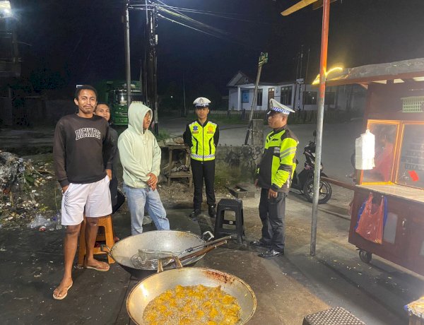 SATLANTAS POLRES MANGGARAI INTENSIFKAN PATROLI MALAM UNTUK ANTISIPASI BALAP LIAR DAN TEKAN ANGKA KECELAKAAN LALU LINTAS