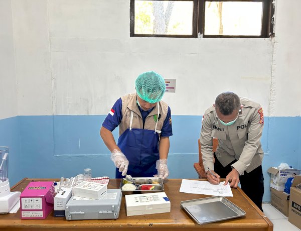 Tim Food Security Polres Manggarai Pastikan Menu MBG Aman dan Layak Konsumsi