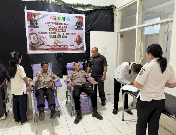 Polda NTT Penuh Kasih, Biddokkes Hadirkan Layanan Kesehatan Gratis Sambut Hari Bhayangkara ke-80