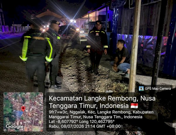 Patroli Perintis Presisi Sat Samapta Polres Manggarai Hadir Jaga Keamanan Malam, Warga Merasa Lebih Aman