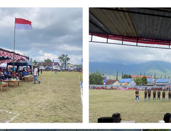 DALAM RANGKA MEMBENTUK GENERASI MUDA YANG SEHAT DAN SPORTIF, POLRES MANGGARAI  HADIRI PEMBUKAAN TURNAMEN SEPAK BOLA TINGKAT SD/MI SE-KABUPATEN MANGGARAI  BERIKAN DUKUNGAN PELAYANAN PENGAMANAN HUMANIS