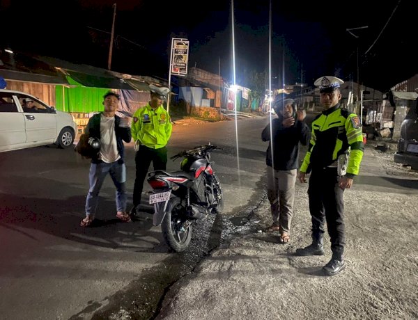 Patroli Malam Satlantas Polres Manggarai Cegah Balap Liar dan Tekan Angka Kecelakaan Lalu Lintas