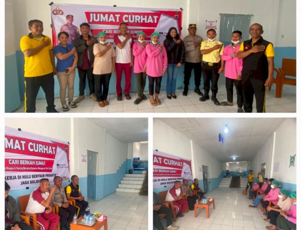 KOMITMEN POLRES MANGGARAI SELALU DEKAT DENGAN MASYARAKAT, SERAP ASPIRASI MELALUI PROGRAM JUMAT CURHAT