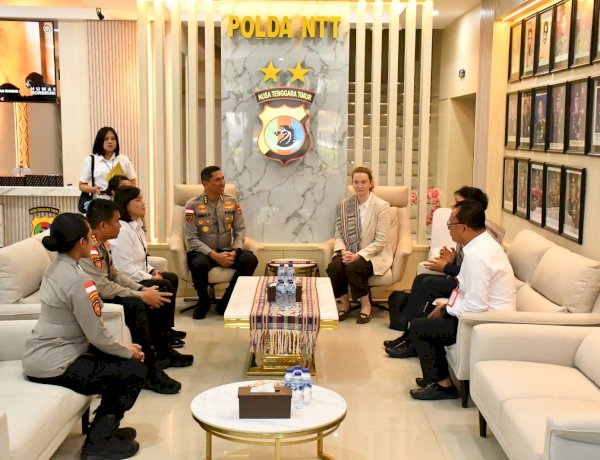 Perkuat Hubungan Bilateral, Polda NTT Terima Kunjungan Konsul Inggris