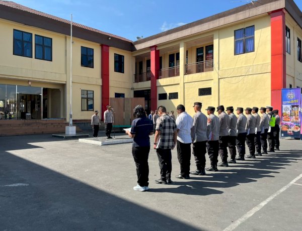 LANGKAH CEPAT PASCAGEMPA BUMI, KAPOLRES MANGGARAI LAKSANAKAN APEL SIAGA, PASTIKAN KEAMANAN DAN KESELAMATAN MASYARAKAT