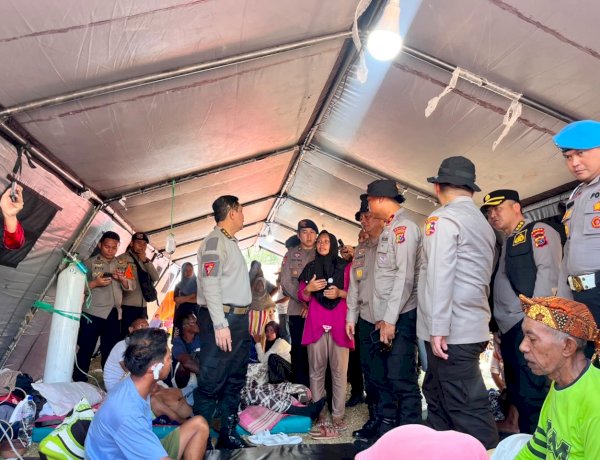 Astamaops Kapolri Turun Langsung Maksimalkan Operasi Kemanusiaan di Manggarai, 45 Posko Tampung 13.881 Pengungsi*