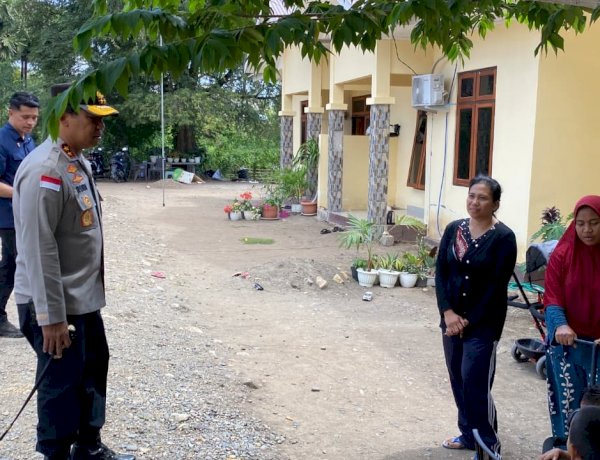 Di Tengah Luka Gempa, Kapolda NTT Hadir Menguatkan Keluarga Besar Polres Nagekeo