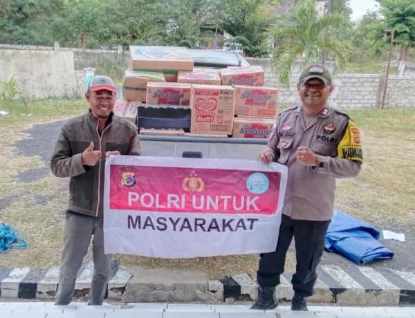 PASCA GEMPA BUMI, POLRES MANGGARAI TERUS SALURKAN BANTUAN POLRI HINGGA KE WILAYAH TERDAMPAK