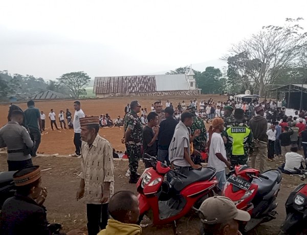 Polres Manggarai Bersama TNI  Adakan Patroli  Dialogis Pastikan Pilkades Serentak 2026 Berjalan Aman dan Kondusif