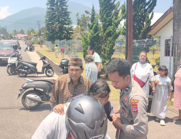 PERKUAT HARKAMTIBMAS, POLRES MANGGARAI TINGKATKAN PELAYANAN HUMANIS MELALUI PROGRAM MINGGU KASIH