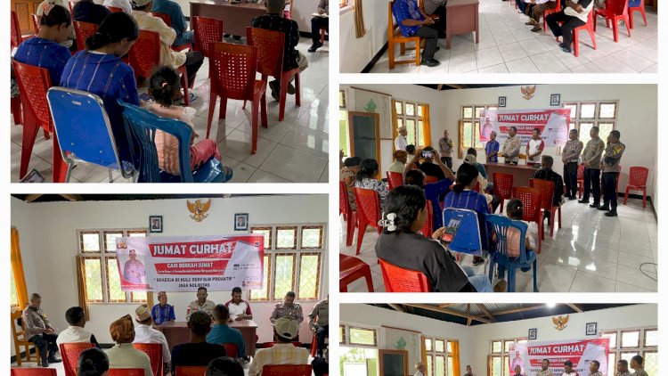 JUMAT-CURHAT:-POLISI-HADIR-DENGARKAN-KELUHAN-MASYARAKAT-DI-DESA-RANAKA