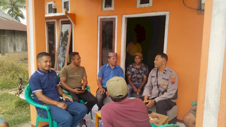 Jaga-Kondusivitas-Masa-Tenang-Pilkades,-Polres-Manggarai-Sambangi-Calon-dan-Masyarakat-Desa-Golo-Langkok