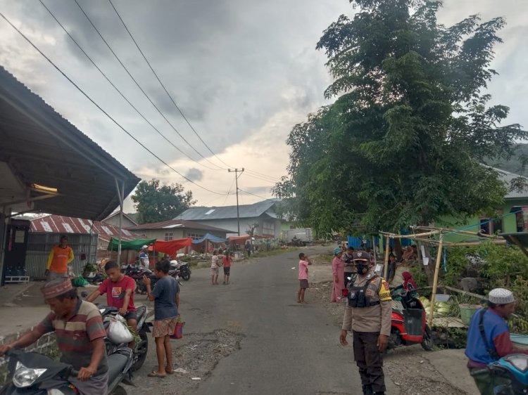 Giat Pengaturan dan Penertiban Kendaraan Di Pasar Narang