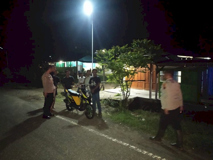 Personel Polsek Reo Laksanakan Patroli Didaerah Rawan Gangguan Kamtibmas