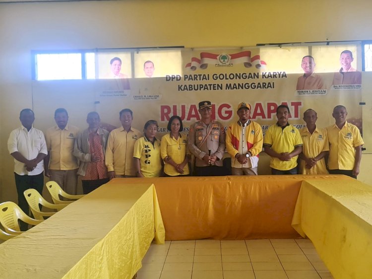 Kapolres Manggarai Jalin Sinergi dengan Partai Politik dalam Persiapan Pemilu 2024