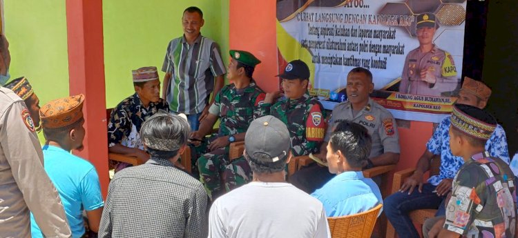 Polsek Reo Gelar Jumat Curhat untuk Tingkatkan Kesadaran Kamtibmas di Kampung Repu