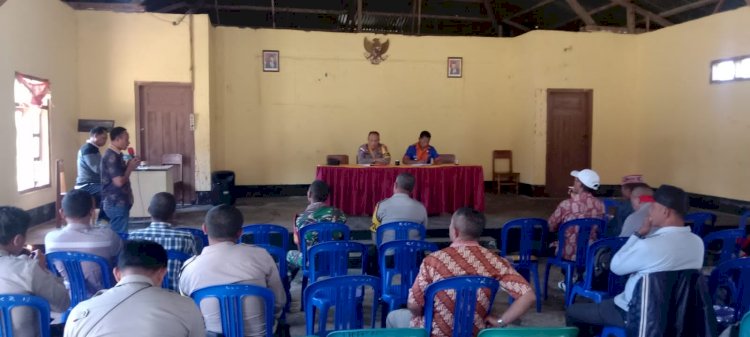 Satuan Binmas Polres Manggarai Sosialisasikan Pentingnya Mengaktifkan Kembali Poskamling