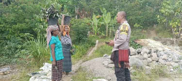 Binmas Polres Manggarai Gencarkan Pencegahan Tindak Pidana Perdagangan Orang, Karkutla, HPR, dan Kenakalan Remaja di Wilayah Langke Rembong