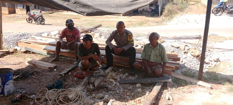 BRIPKA Selestinus Soro Sosialisasikan cegah TPPO di Desa Wae Mulu, Manggarai