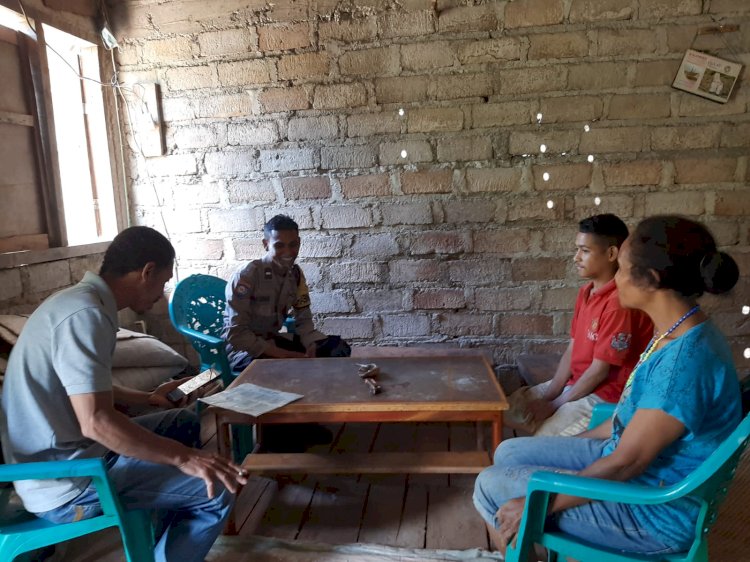 Bhabinkamtibmas Kecamatan Rahong Utara, Aipda Ridwan Lubalu, Berikan Himbauan Penting kepada Warga terkait TPPO