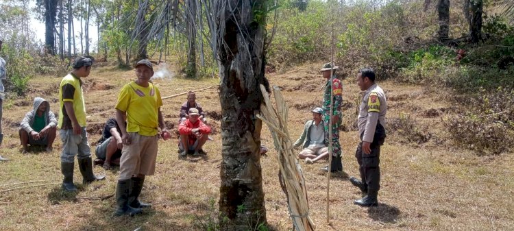 Bhabinkamtibmas Kecamatan Ruteng Sosialisasi TPPO, Antisipasi Penyebaran Rabies, dan Pencegahan Kebakaran Hutan dan Lahan