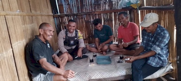Bhabinkamtibmas Kecamatan Satar Mese BRIPKA THEODORUS ANGKAT, Semakin Giat dalam Pencegahan Tindak Pidana Perdagangan Orang (TPPO)
