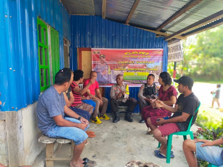 Jum'at Curhat Polsek Cibal : Masyarakat Kampung Wae Pau Sampaikan Apresiasi dan Keluhan