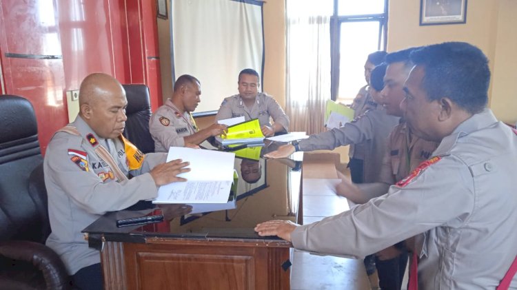 Wakapolres Manggarai Pimpin Pelaksanaan Pra Audit Kinerja Tahap II di Aula Polres Manggarai