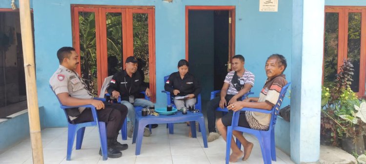 Bhabinkamtibmas Kecamatan Cibal Sosialisasi Pencegahan Tindak Pidana Perdagangan Orang dan Kenakalan Remaja