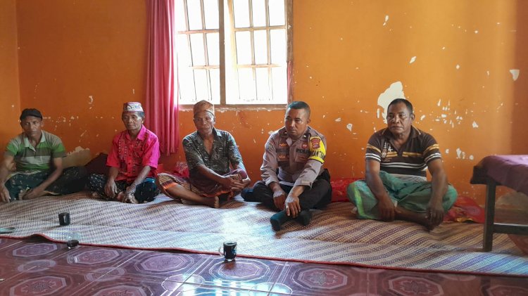 Bhabinkamtibmas Kecamatan Rahong Utara Sosialisasikan Pencegahan TPPO dan Himbauan Kamtibmas di Desa Bangka Ruang