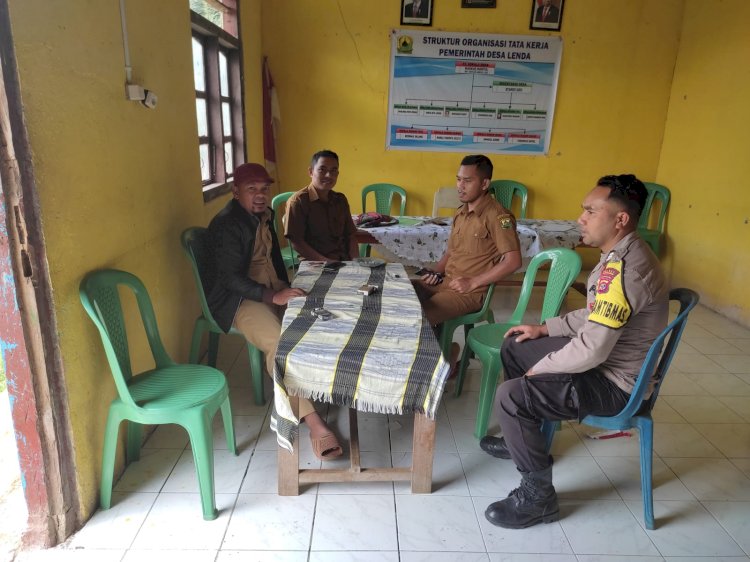 Bhabinkamtibmas Kecamatan Cibal Barat Menggalakkan Kampanye Keselamatan Bersama