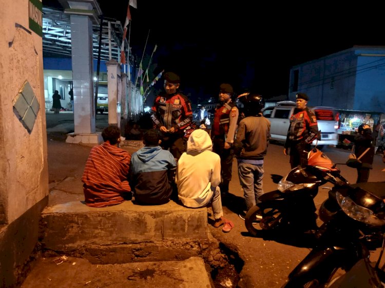 Patroli Presisi Samapta Polres Manggarai : Harkamtibmas Jelang Pemilu 2024