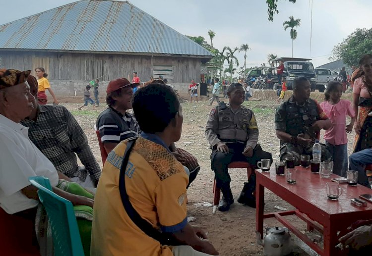 Giat Edukasi Bhabinkamtibmas Desa Nao: Pencegahan TPPO, Karhutla, HPR, Kenakalan Remaja, dan Himbauan Pemilu Damai
