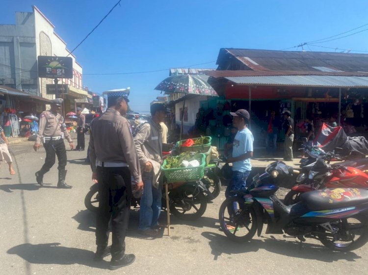 Patroli KRYD, Pamturlalin dan Himbauan Kamseltibcar Lantas di Kota Ruteng