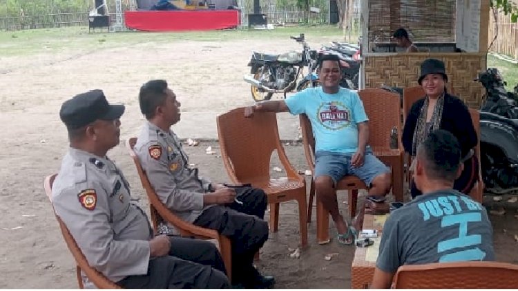 Patroli SPKT di Pantai Nanga Banda dan Tampode Resort: Meningkatkan Keamanan dan Kondusifitas Kamtibmas