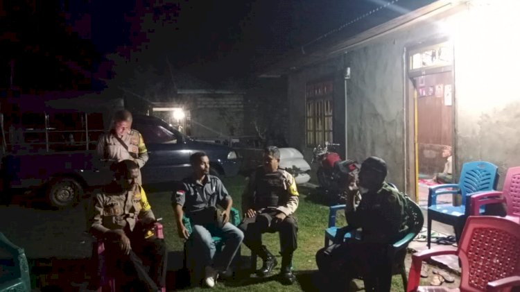 Operasi Mantap Brata: Personil Polres Manggarai Lakukan Pengamanan Tatap Muka Caleg DPR Partai Nasdem di Manggarai IV